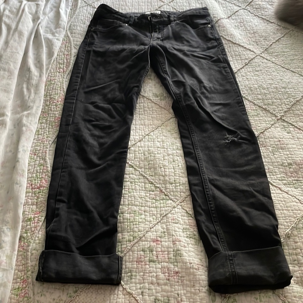Distressed jeans